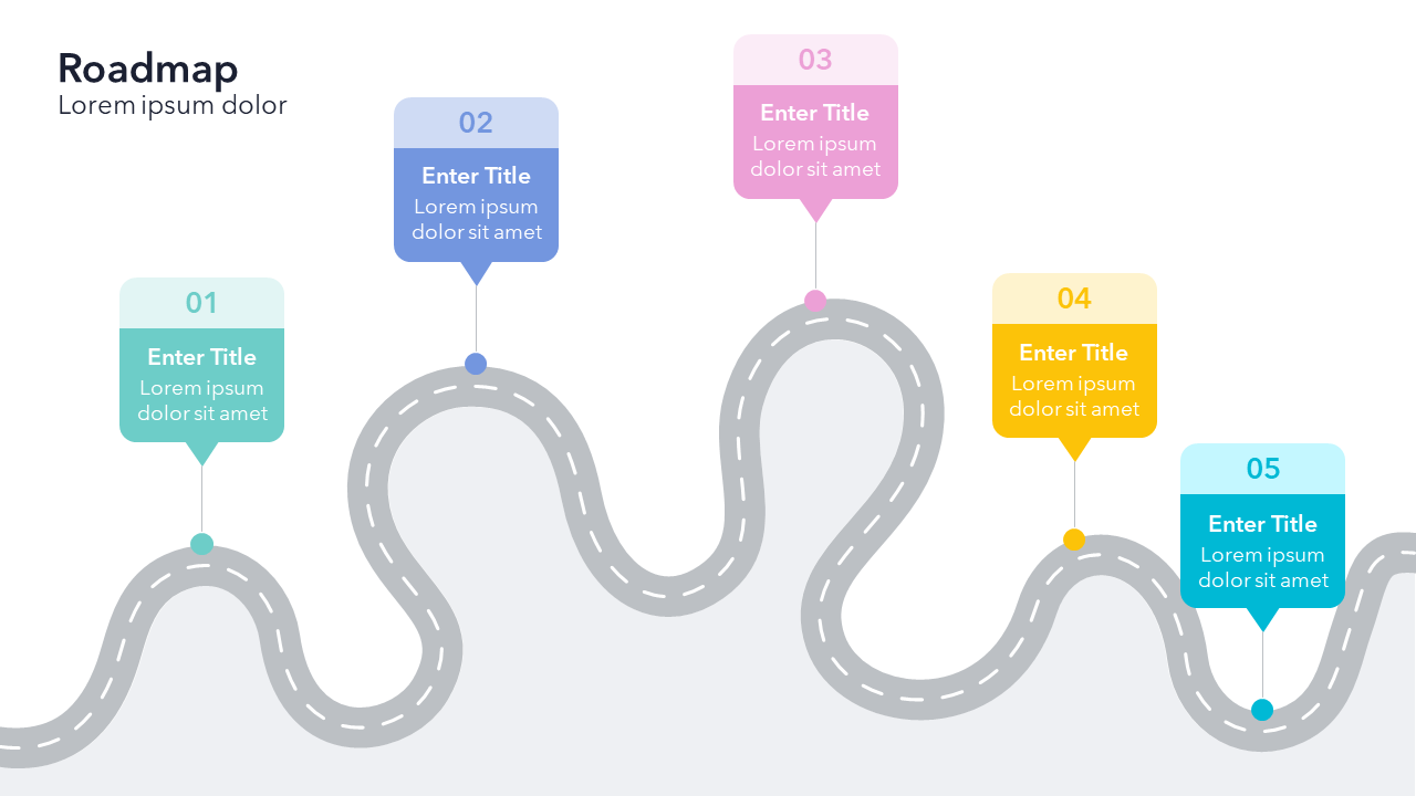 Infographic Roadmap Slide