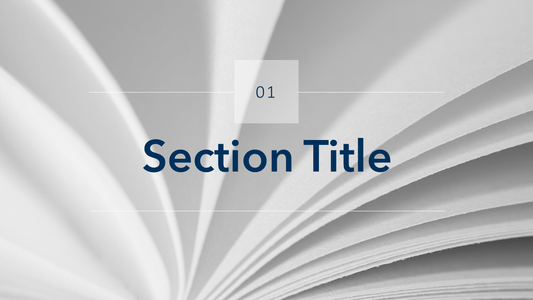 Section Divider Slide