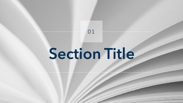Section Divider Slides | Templates for PowerPoint | Linia Presentations