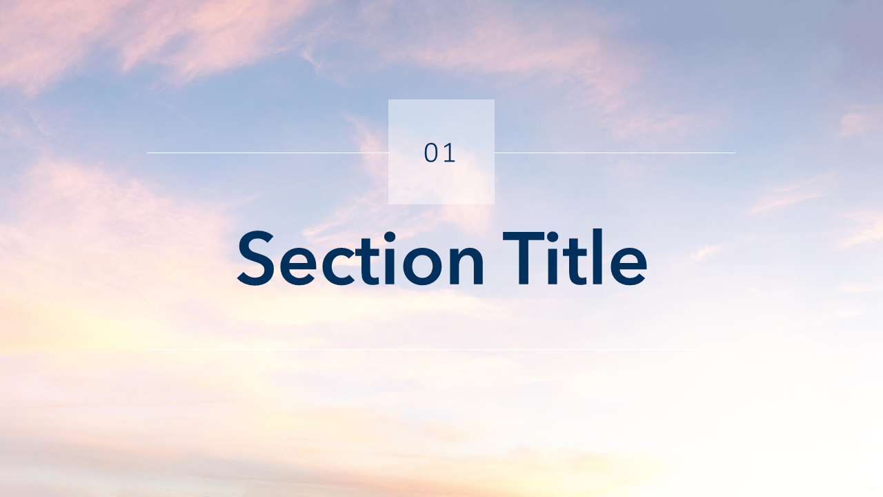 Section Divider Slide