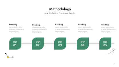 Consulting slide deck template