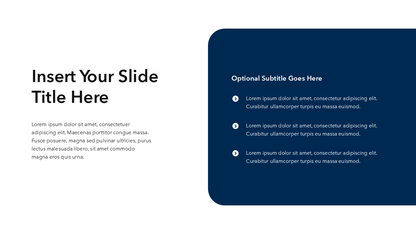 Simple Black & White PowerPoint Template