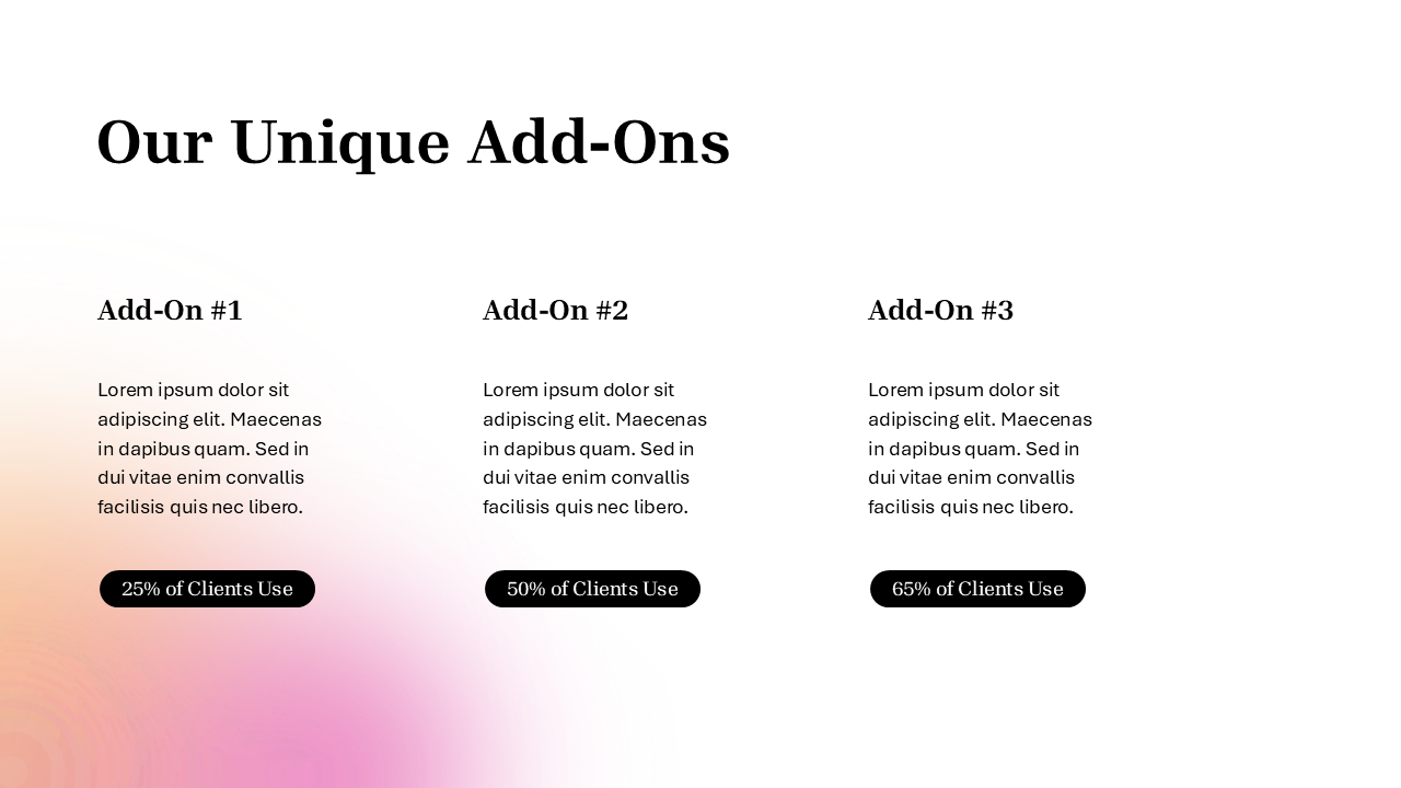 Gradient Presentation Template