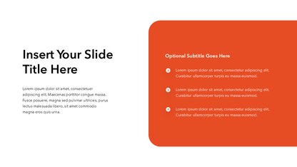 Simple Red PowerPoint Template