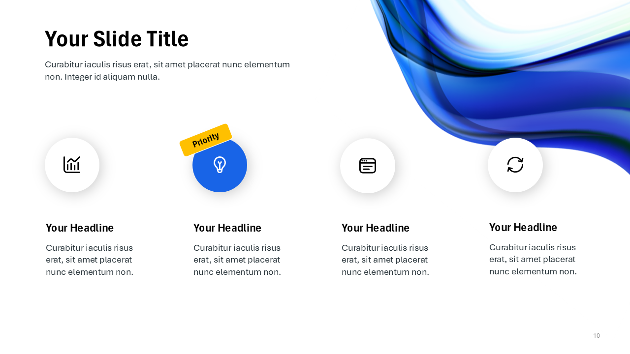 Blue Wave PowerPoint Template