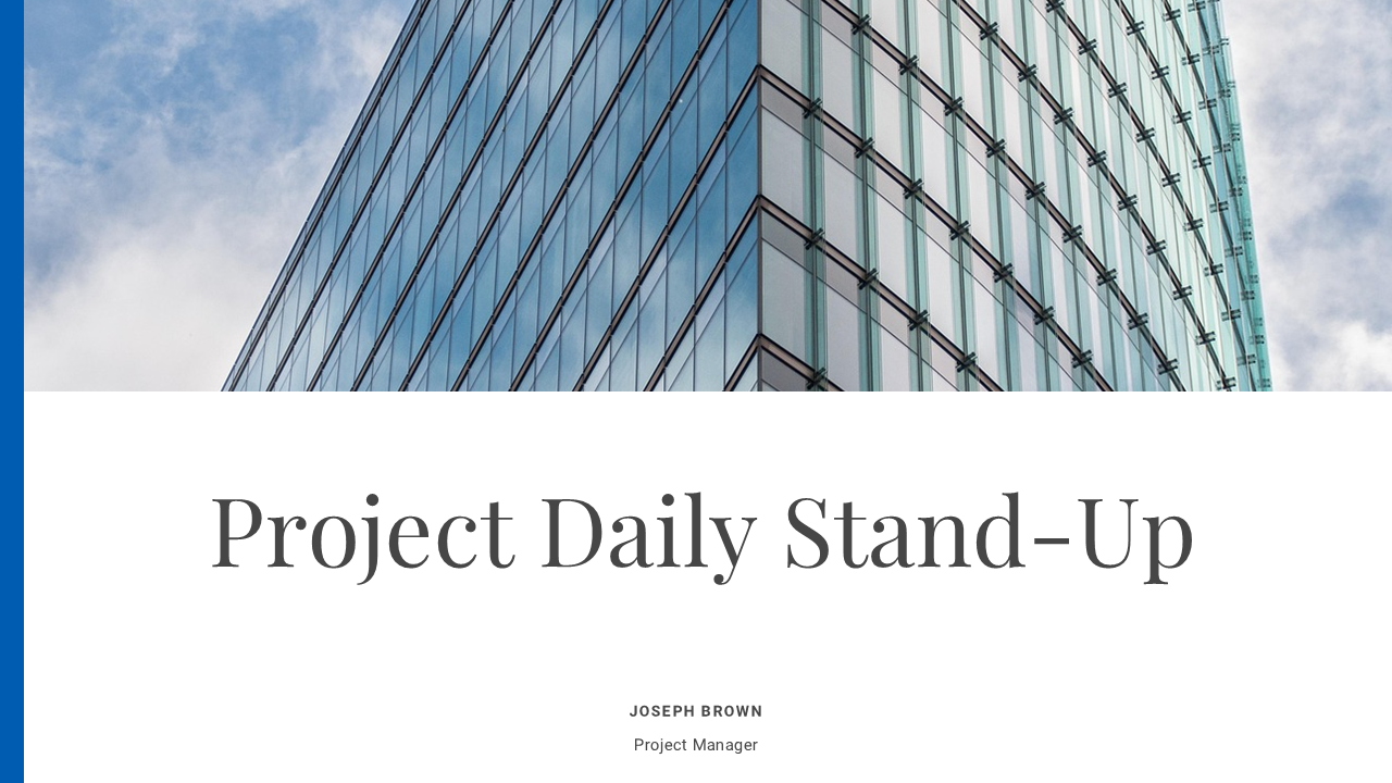 Daily Stand-Up Meeting Template