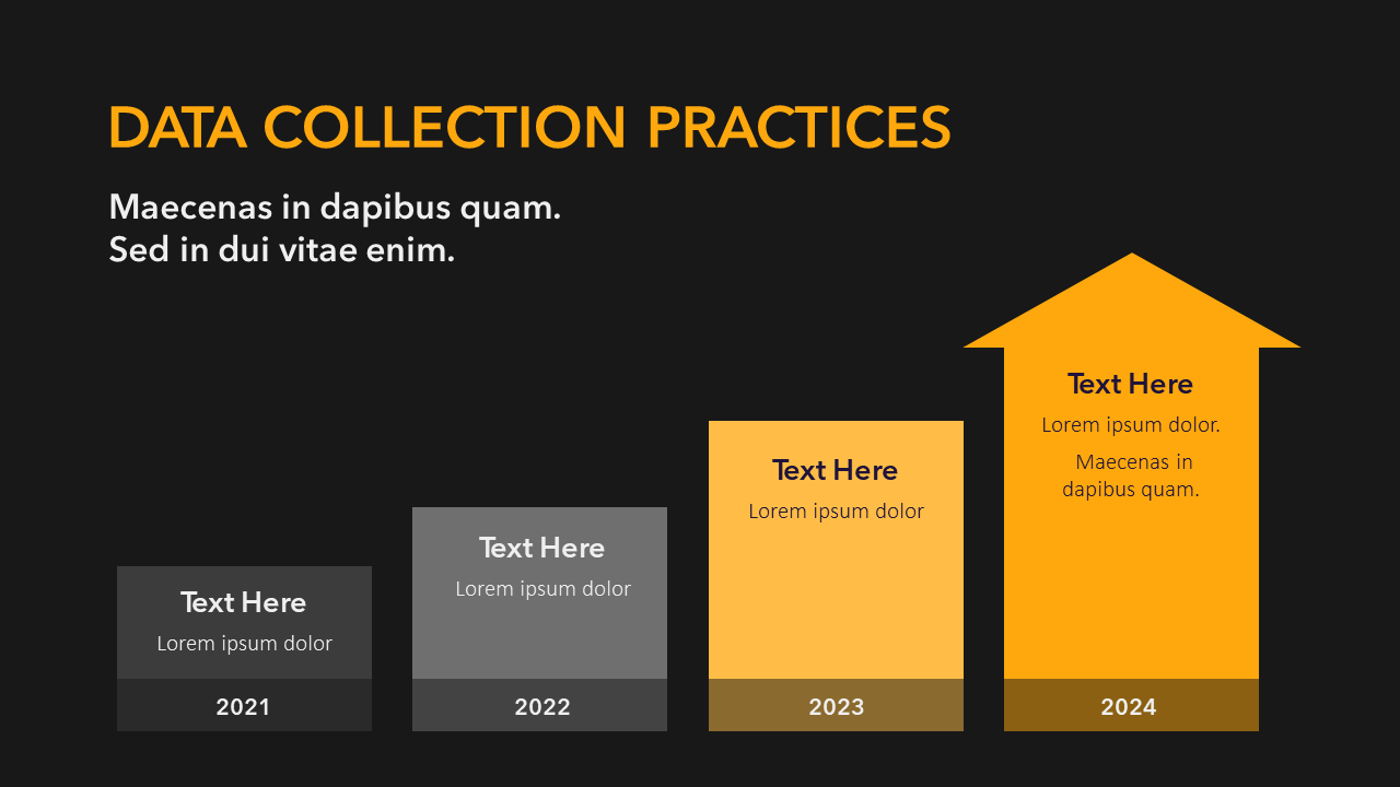 Data and Privacy Report PPT and Google Slides Template