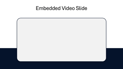 Embedded Video in Slide