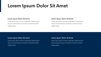 Simple Black & White PowerPoint Template