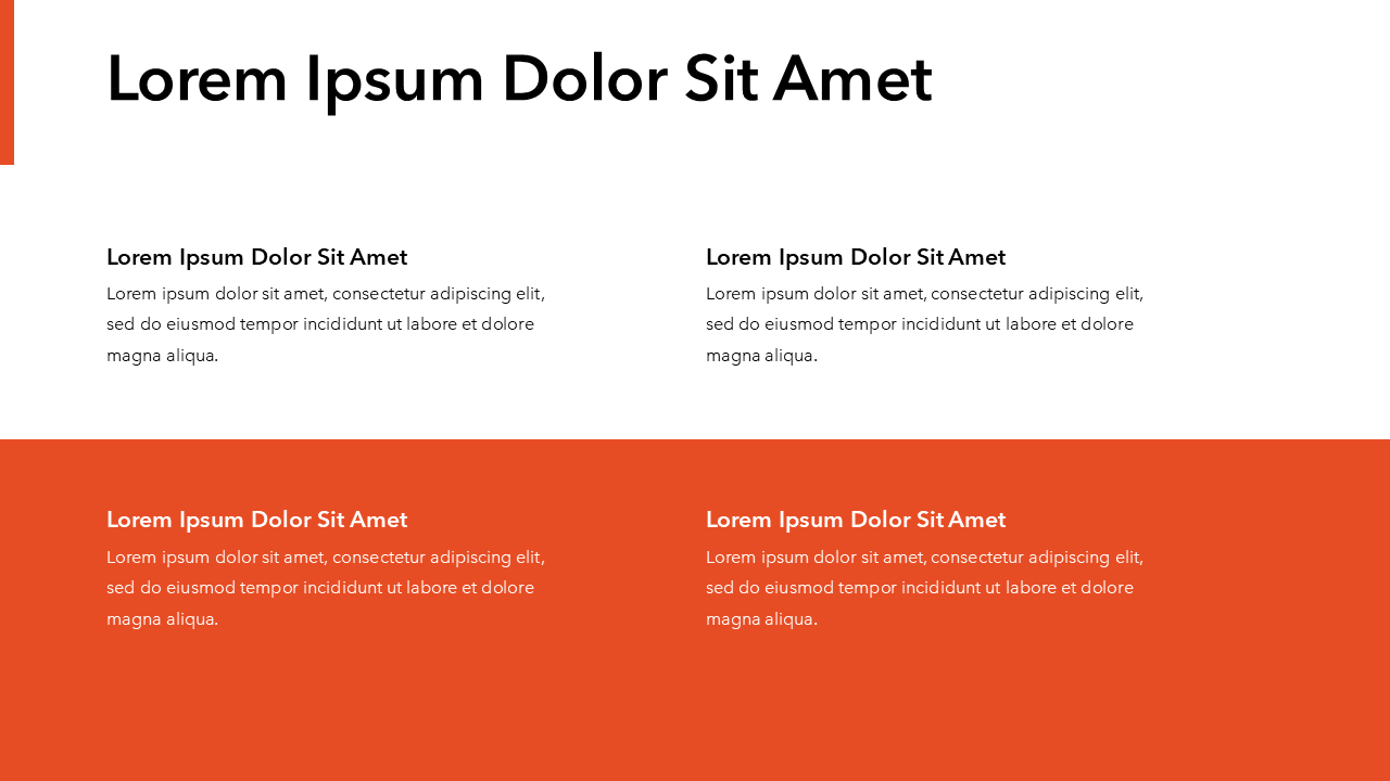 Simple Red PowerPoint Template