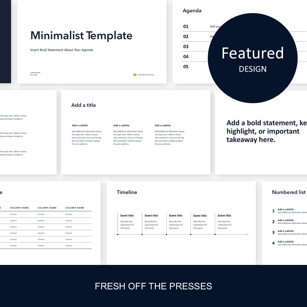 Featured Linia Presentations Template