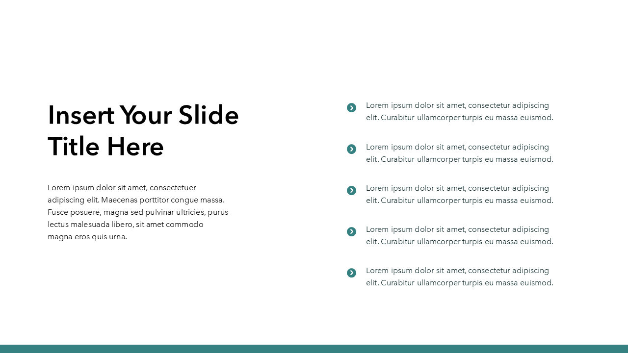 Simple Green PowerPoint Template