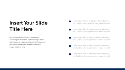 Simple Black & White PowerPoint Template