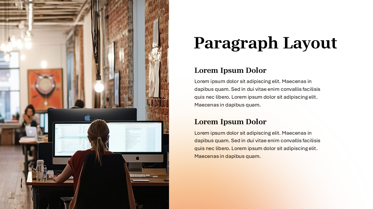 Gradient Presentation Template
