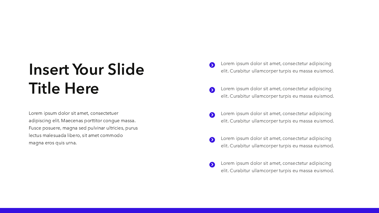 Simple Blue PowerPoint Template