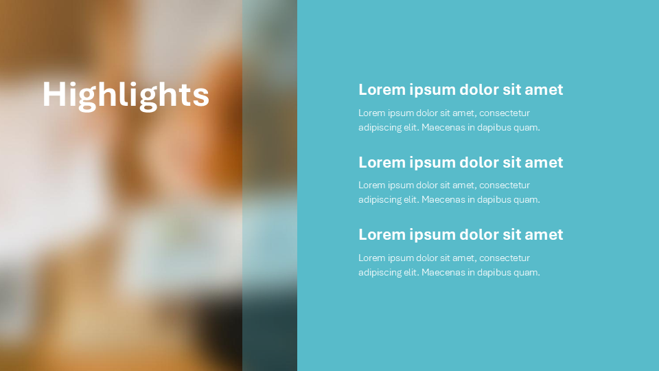 Turquoise Presentation