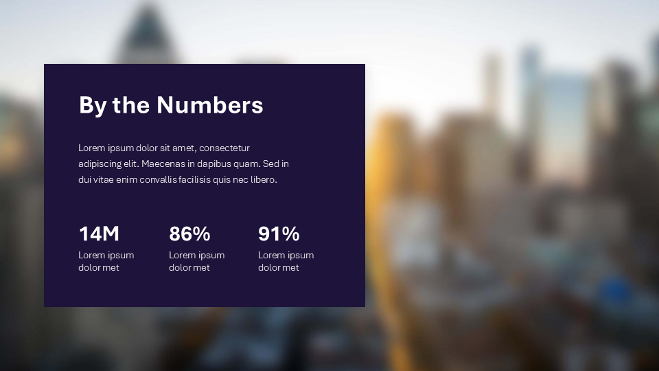Navy Blue PowerPoint Template