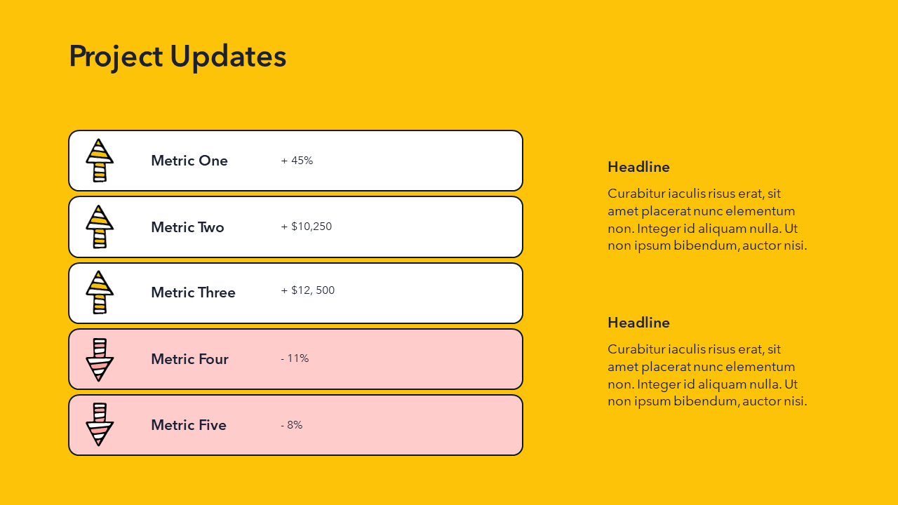 Yellow Presentation Template