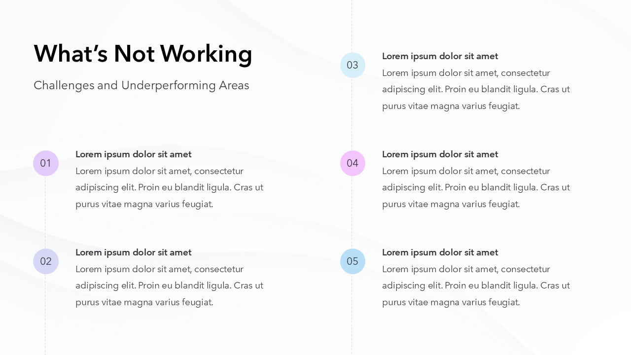 Quarterly Business Review Template - IN BLUE