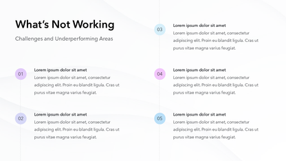 Quarterly Business Review Template - IN BLUE