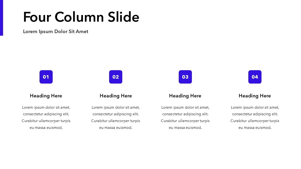 Simple Blue PowerPoint Template