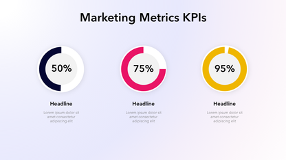 Marketing presentation template