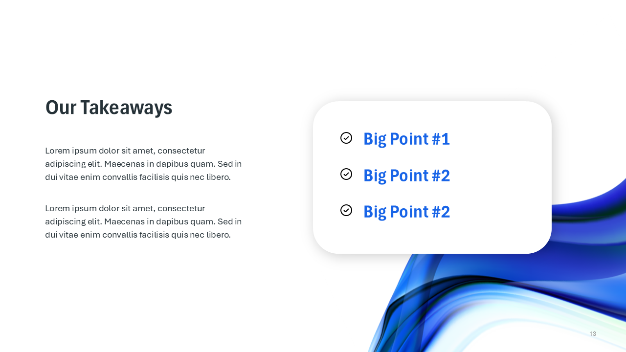 Blue Wave PowerPoint Template