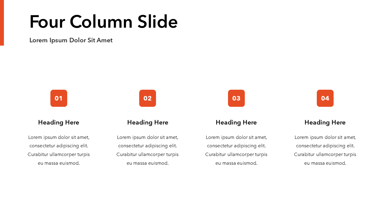 Simple Red PowerPoint Template