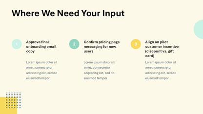 Status Update Slides