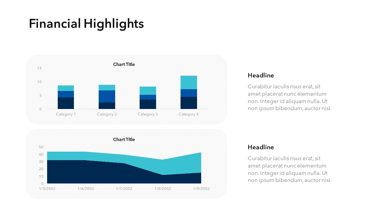 Professional Blue Corporate Presentation Template