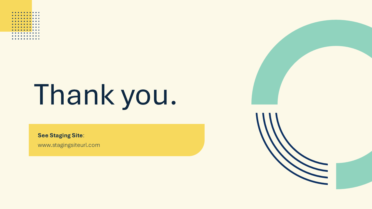 Status Update Slides