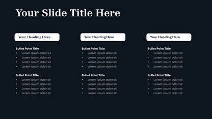 Black PPT Template