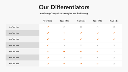 Orange and Black PPT Template 