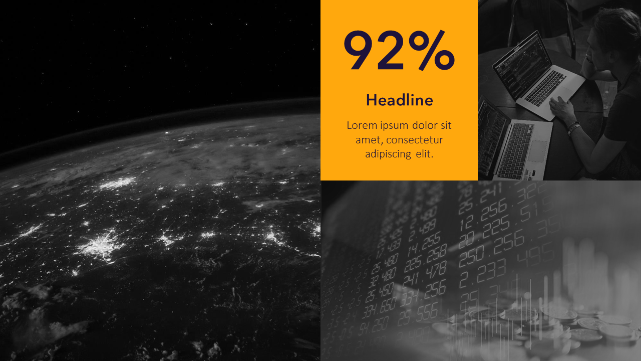 Data and Privacy Report PPT and Google Slides Template