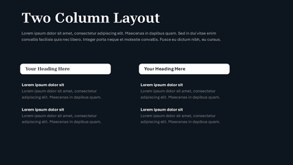 Black PPT Template