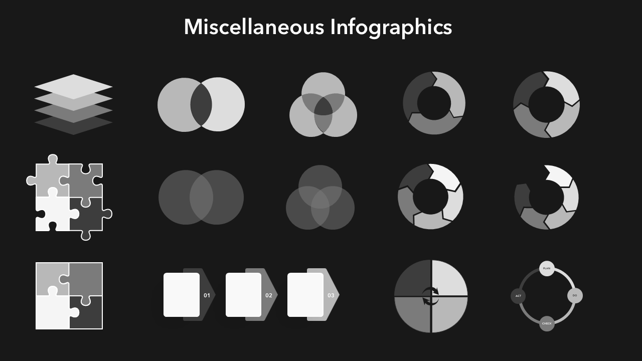 Simple Infographics for PPT