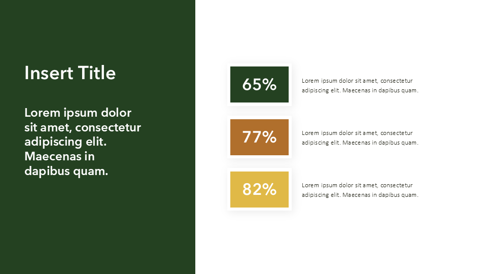 Corporate Presentation Template (Dark Green)