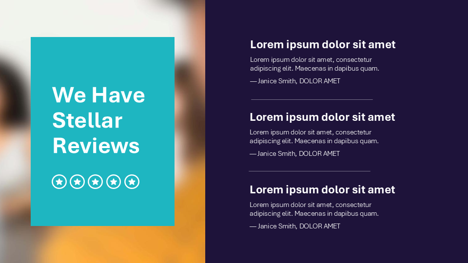 Navy Blue PowerPoint Template