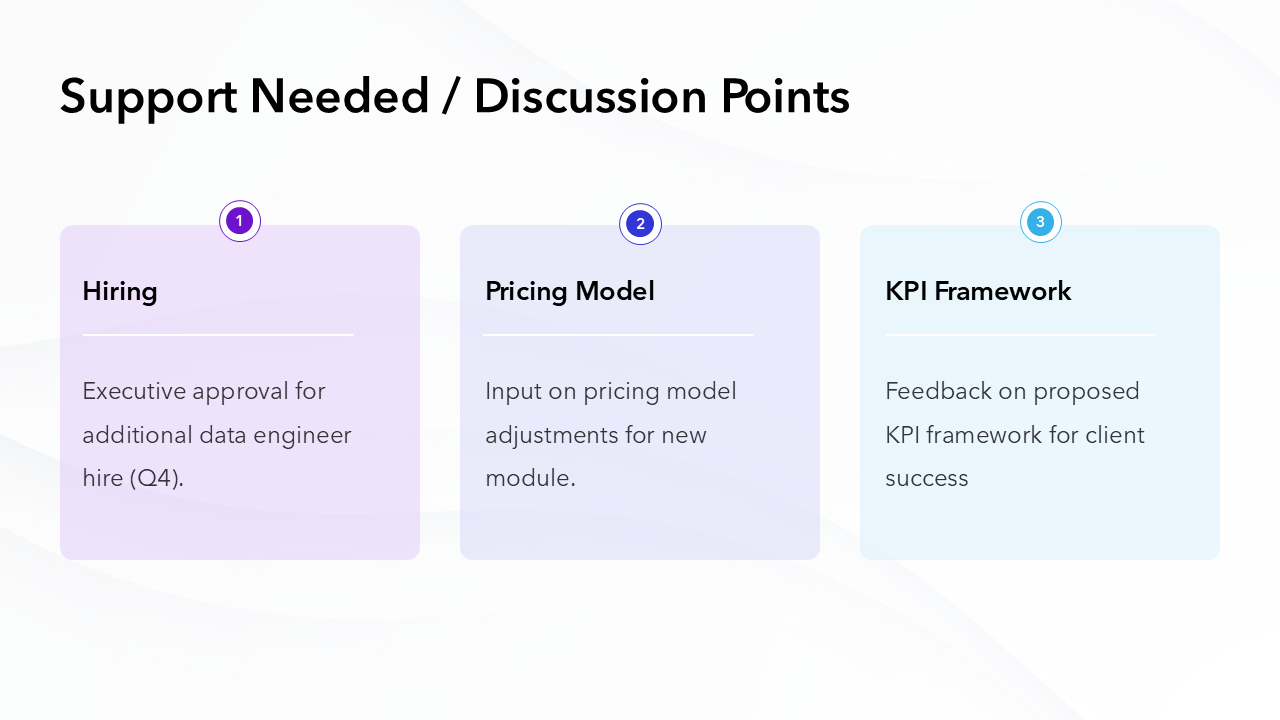 Quarterly Business Review Template - IN BLUE