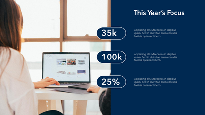 Professional Blue Corporate Presentation Template