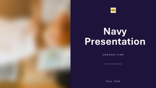 Navy Blue PowerPoint Template