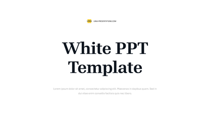 White PowerPoint Template