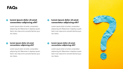 FAQs Slide - questions and answers