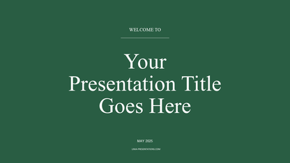 Title Slide for PowerPoint (with Matching Dividers & Closing)