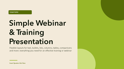 Webinar PowerPoint Template