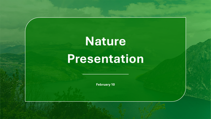 Nature PowerPoint Template
