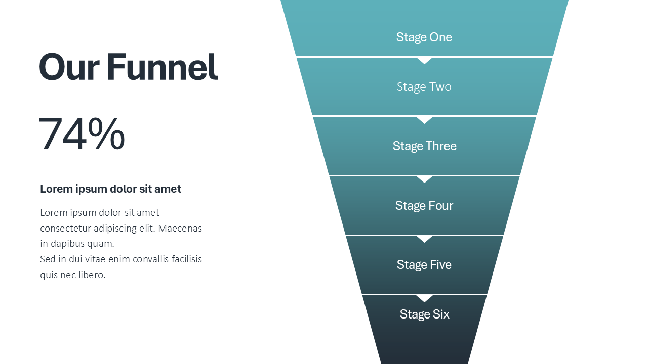 PowerPoint Funnel Slide