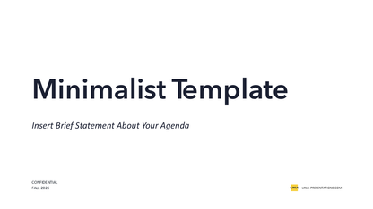 Minimalist PowerPoint Template