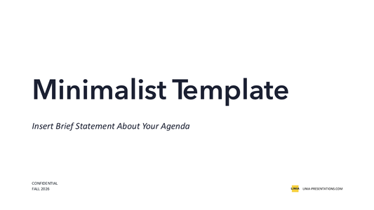 Minimalist PowerPoint Template