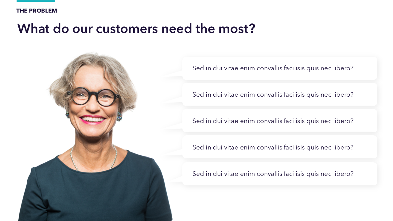 Customer Needs Slide